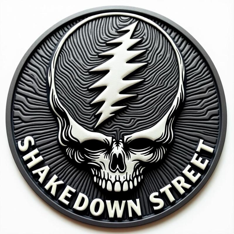 Shakedown street coin token art wall art
