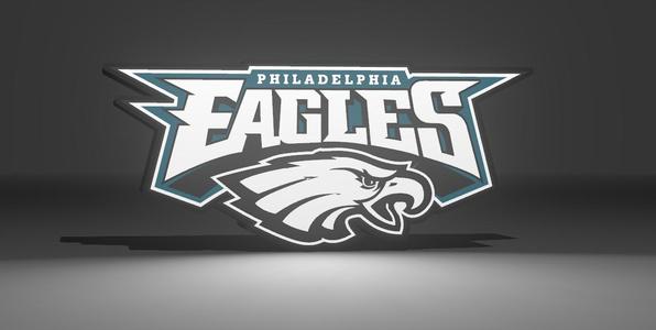Lightbox Philadelphia Eagles - LED Lampara