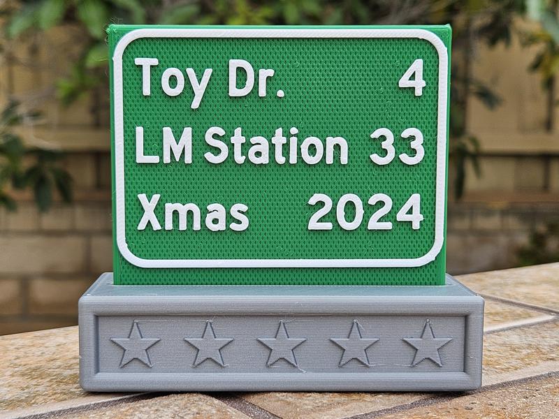 Highway Sign for 2024 Community Print Drive