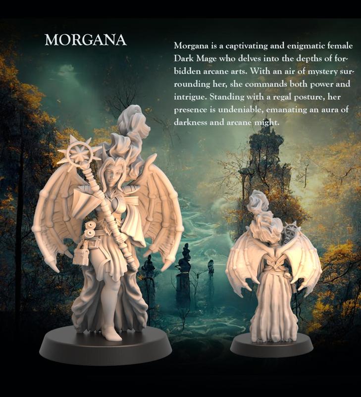 Morgana - Tabletop Heroes V1 - 32mm - Heroic scale