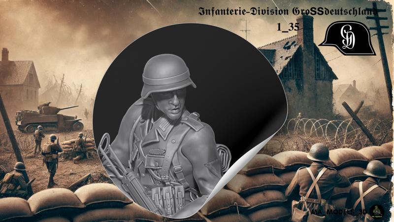 ww2_Infantry_Division_Great_Germany MP40 Marksman cover 1/35