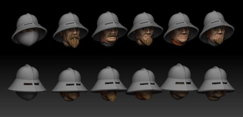 Faces Genoese Kettle Helmet