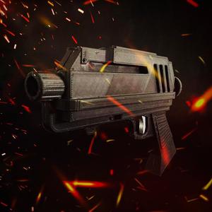 Custom 3D Printed DC-17 Hand Blaster Replica Prop 1:1