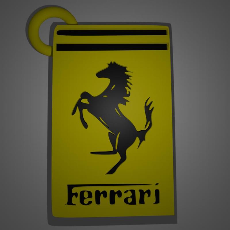 Ferrari keychain - Logo Ferrari