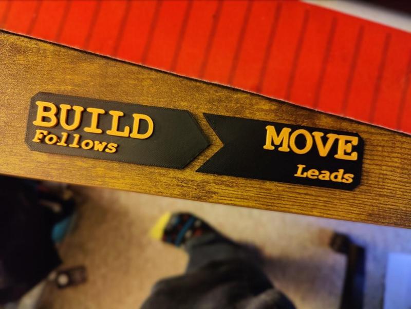 Crayon Rails Move & Build Tokens