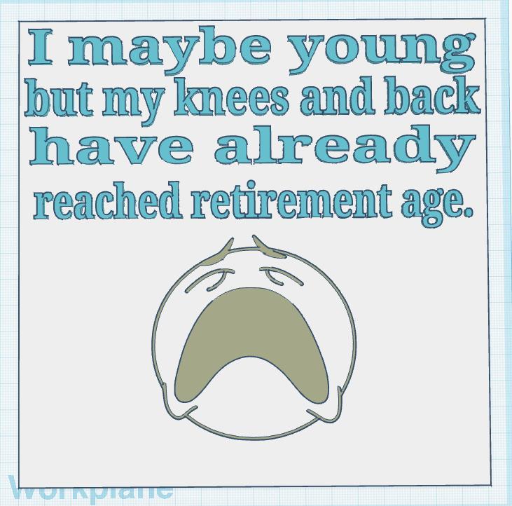 Retirement Age Sign