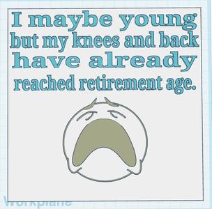Retirement Age Sign