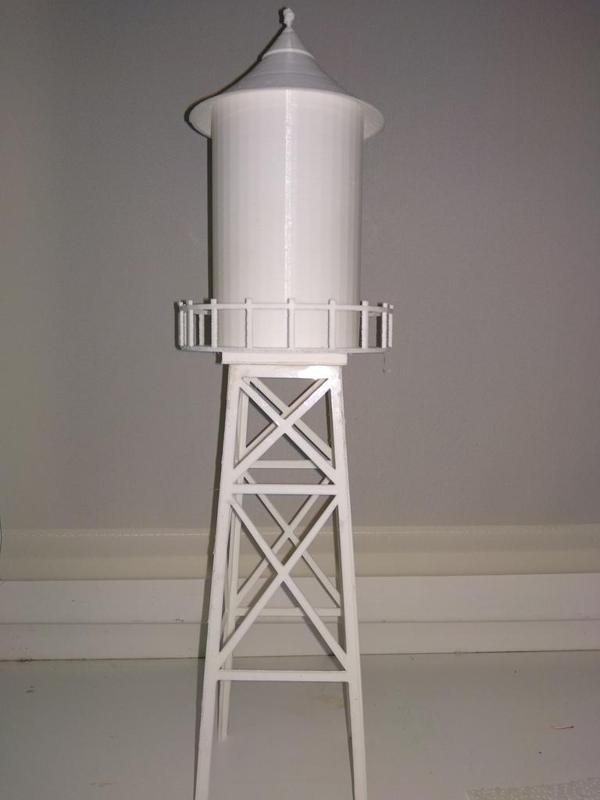 Auto-watering flowers water tower from Gravity Falls