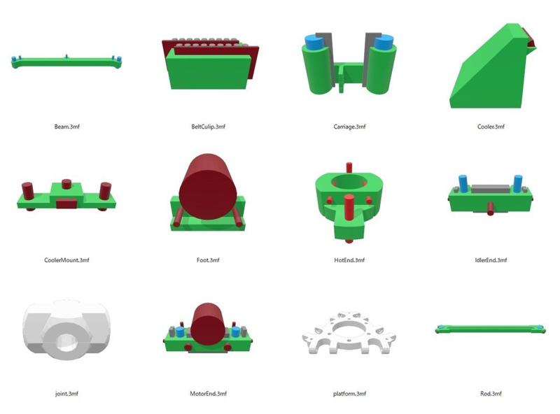 Rostock Nano CAD File