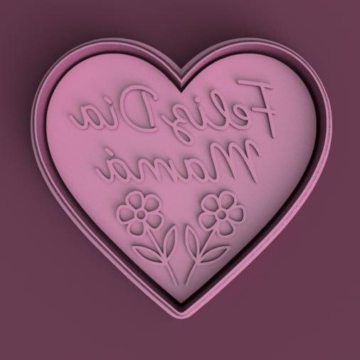 cutter + happy mother's day stamp