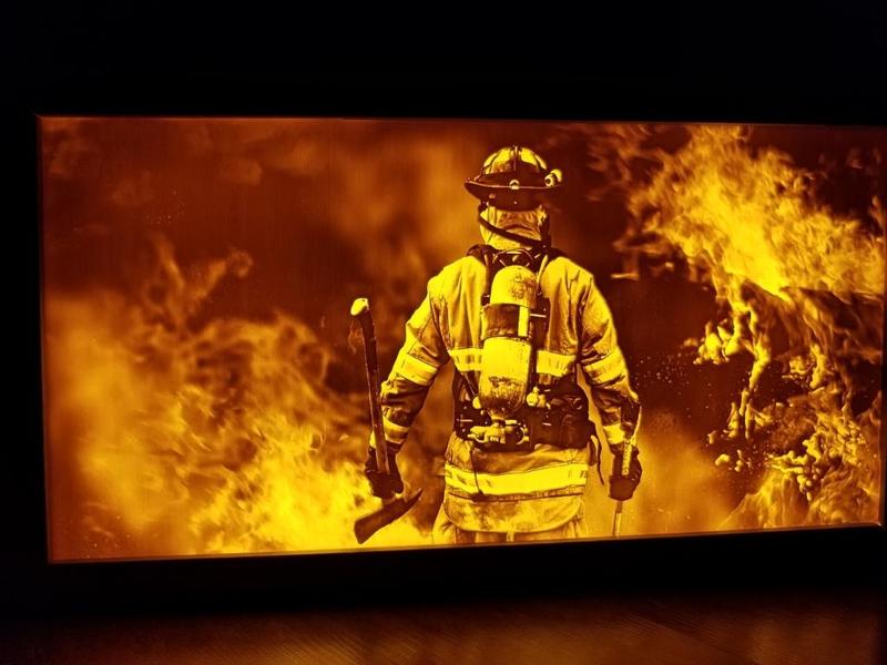 Firefighter Lithophane