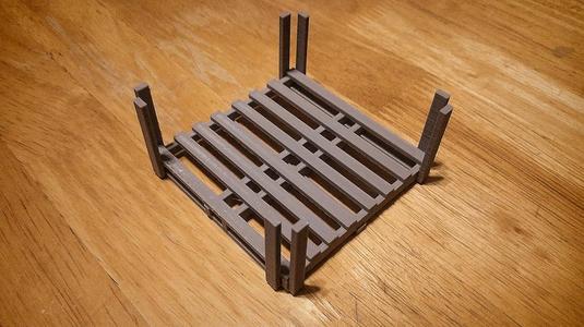 Wooden Pallet Drink Coaster Holder