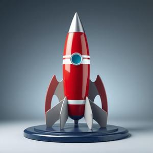 Retro Rocket Ship