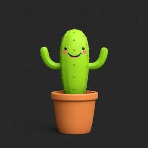 Sprightly Cactus Friend