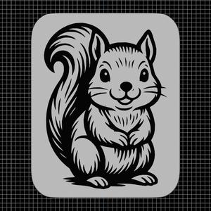 Squirrel Stamp