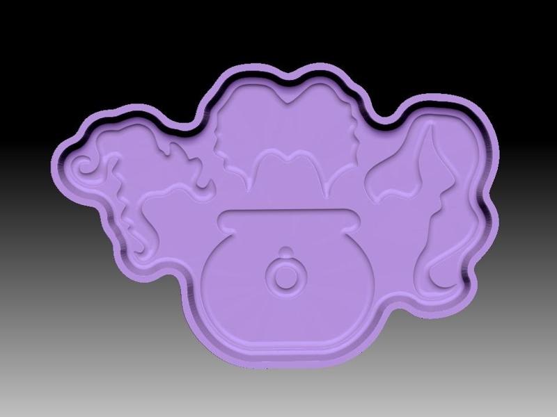 HOCUS POCUS CAULDRON BATH BOMB MOLD