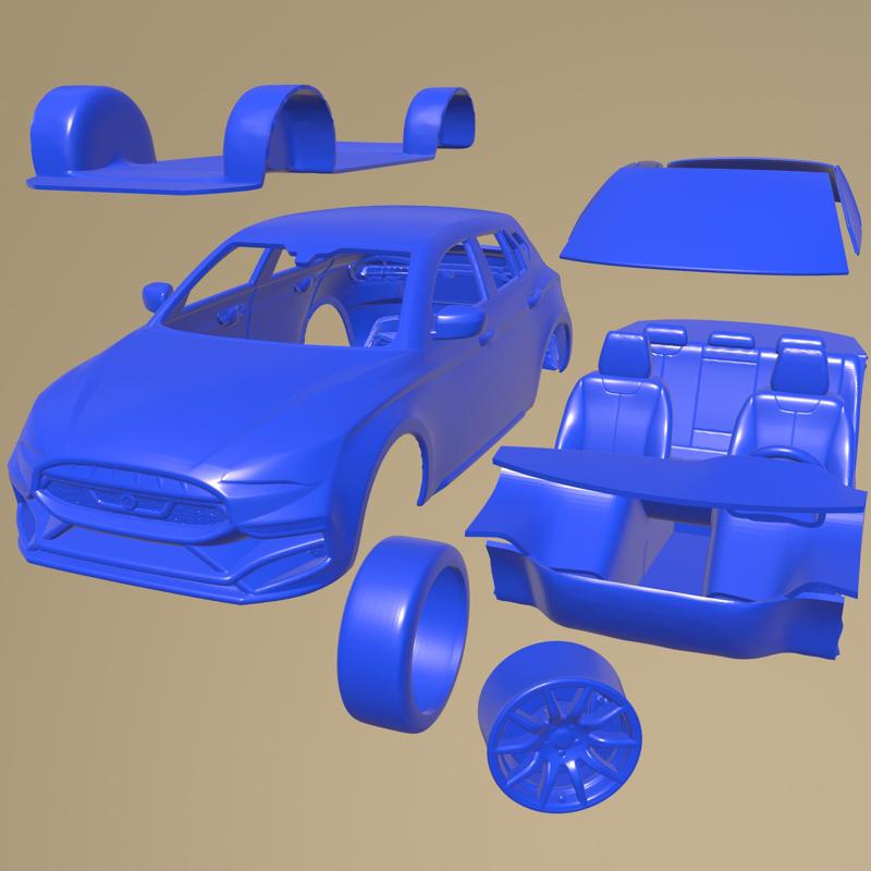 Generic Hatchback 2019 PRINTABLE CAR IN SEPARATE PARTS