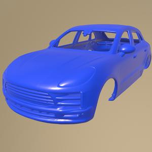 Porsche Macan 2019 PRINTABLE CAR BODY