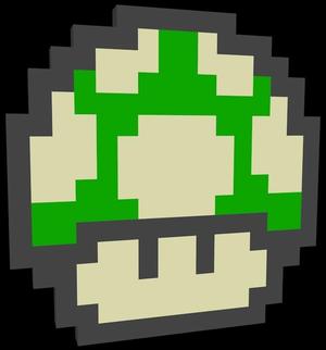 Pixel Art - Super Mario Mushroom