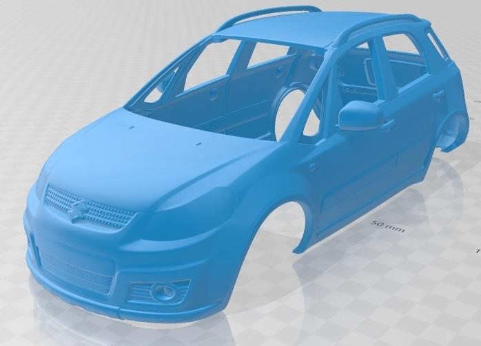 Suzuki SX4 2010 Printable Body Car