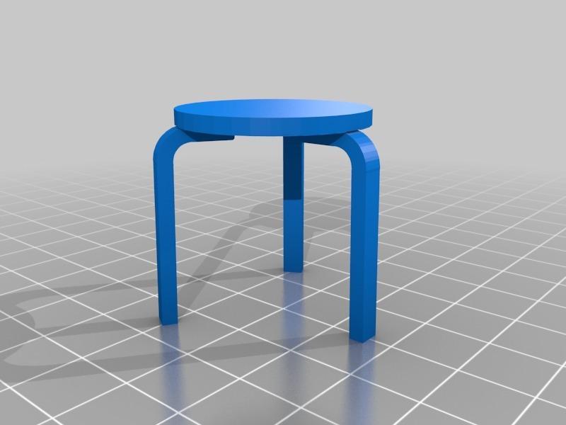 1:12_Aalvar Alto L-leg Collections 60 Stool