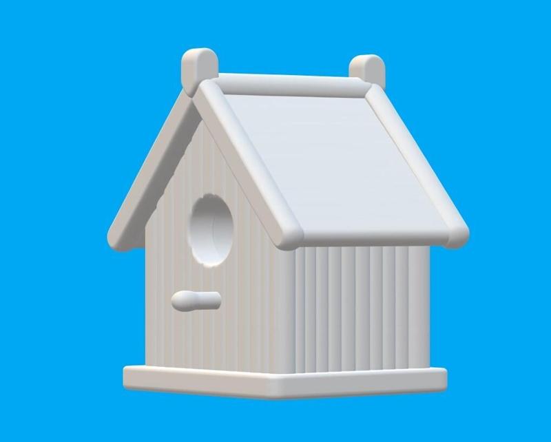 Bird House – Cute 3D Printable Garden & Home Decor