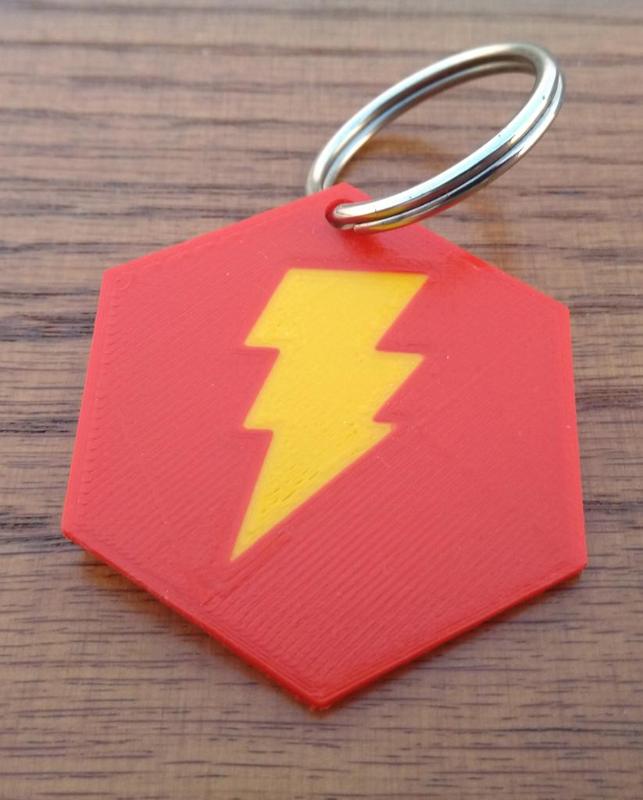 SHAZAM Keychain