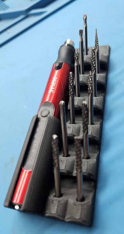 DSPIAE ES-P sander pen with grinding head wall mount