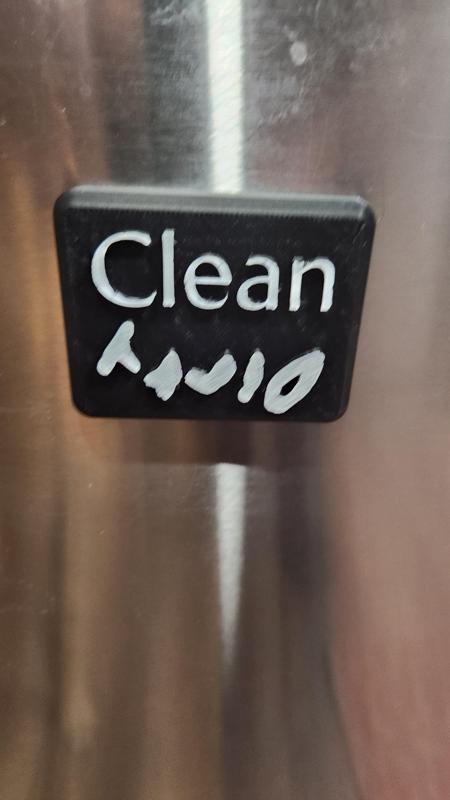 Dishwasher Magnet with Text