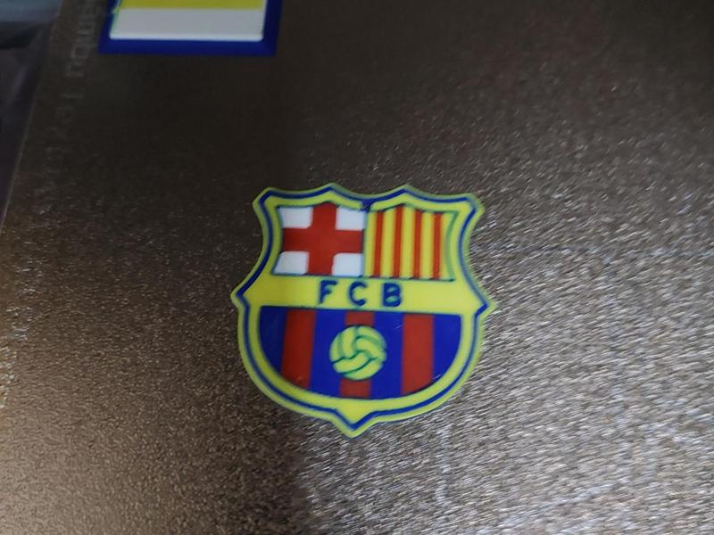 Barcelona shield keychain