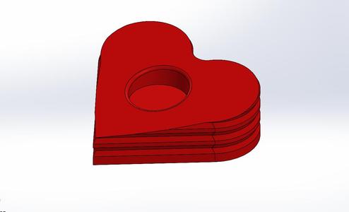 love and friendship candle holder