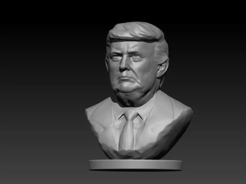 Donald Trump Bust