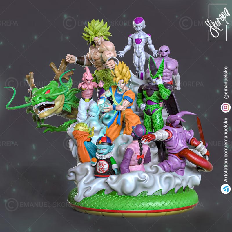 DBZ DIORAMA - STL