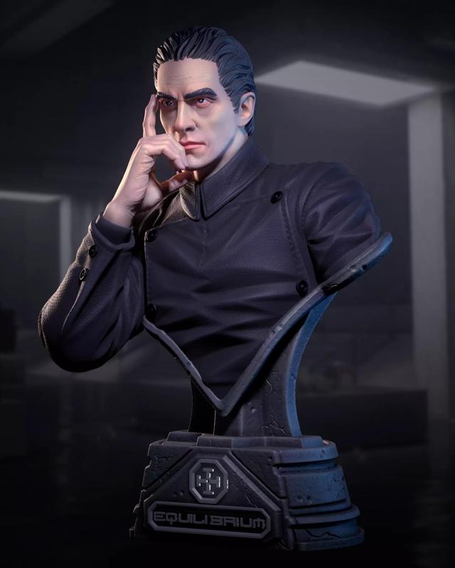 Equilibrium - Christian Bale bust for 3d printing