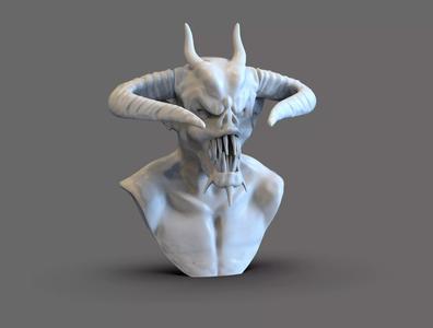 Demon bust