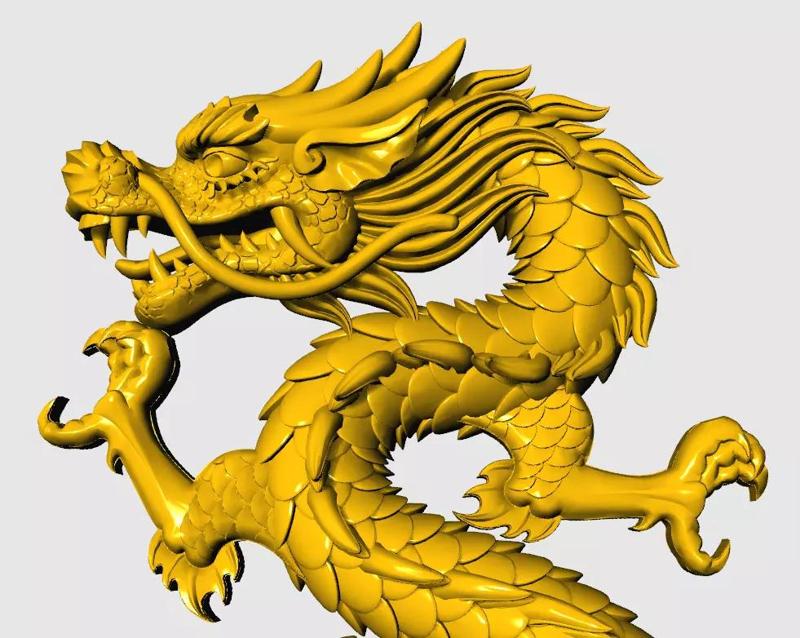 Asia china relief dragon pendant  beautiful