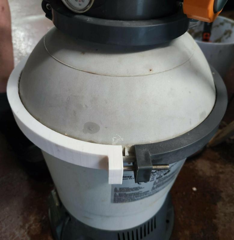 Filter pump flange clamp | Sandfilteranlage Flanschklemme Ø269/270mm