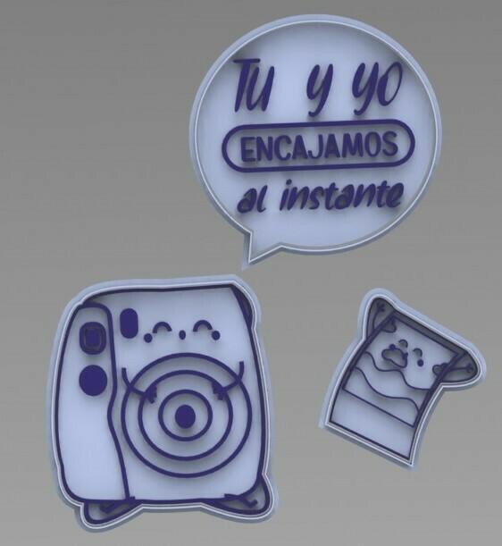 CUTTER + INSTANT CAMERA MARKER