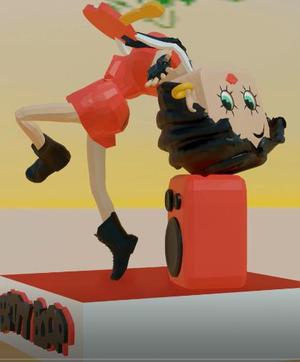 DIORAMA BETTY BOOP ROCKER