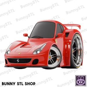 Tooned Ferrari Model