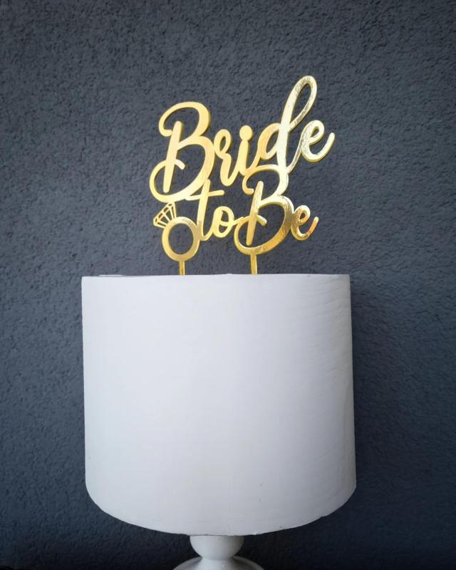 Cake topper Bride to be