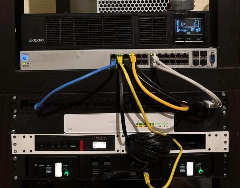 3D Printed Bracket for Intel NUC Lack - Rack