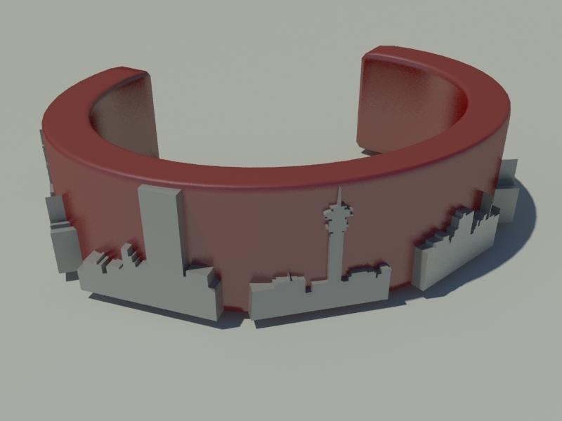 Johannesburg skyline bracelet