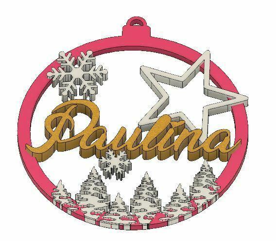 Personalized Christmas Sphere