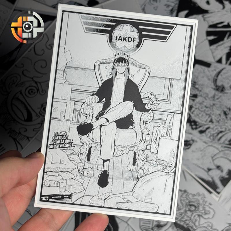 GEN NARUMI | KAIJU NO. 8 - WALL ART - DESK DECORATION - HUEFORGEENTHUSIAST - MANGA PANEL