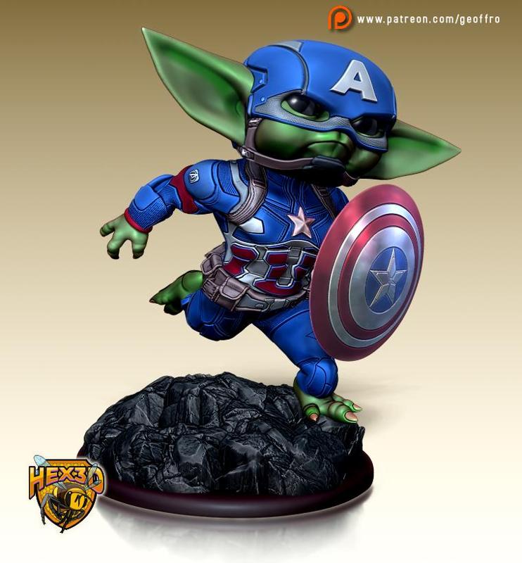 Grogu Cap - Avengers