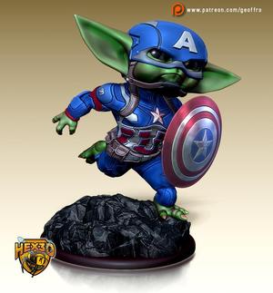 Grogu Cap - Avengers