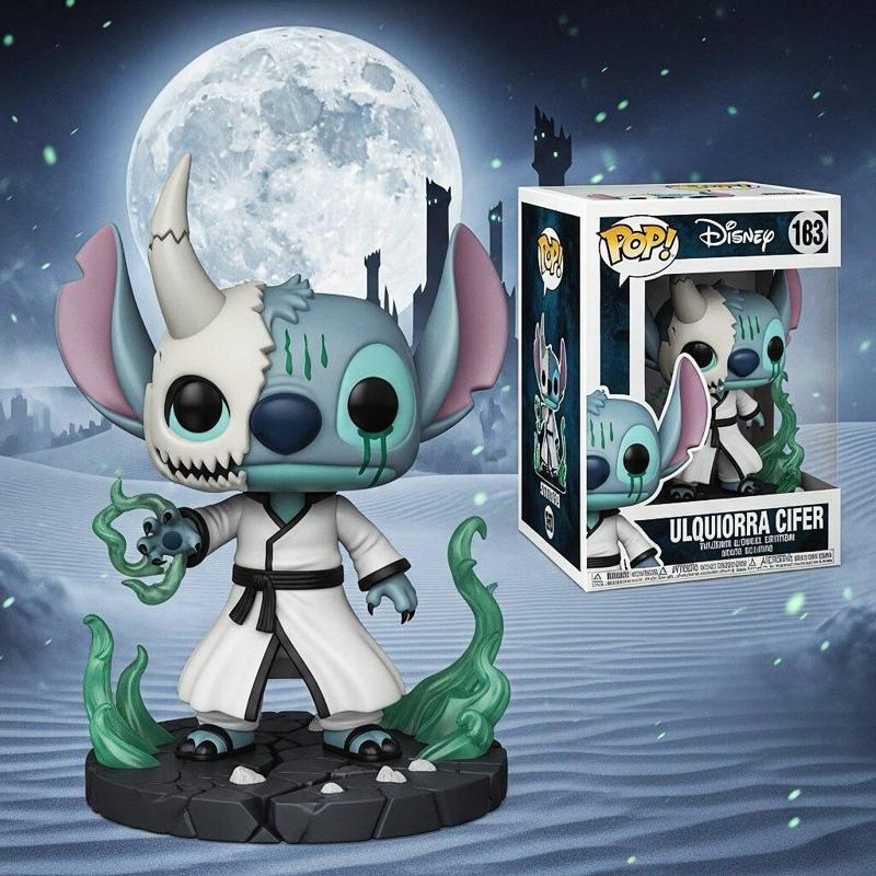 Stitch as Ulquiorra Cifer Funko Pop - Bleach x Disney Mashup
