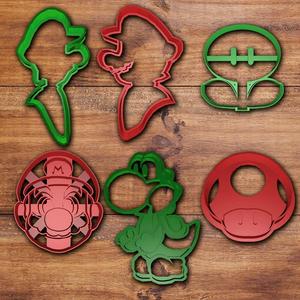 Mario bros Cookie cutter set 2