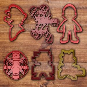 Mario bros Cookie cutter set